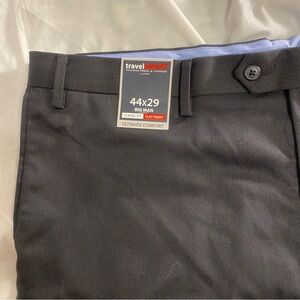 Roundtree & Yorke Men's Black Dress Pants 44x29